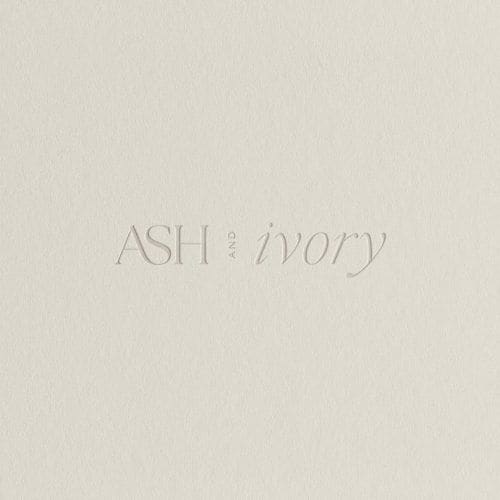 ASH & ivory debossed logo