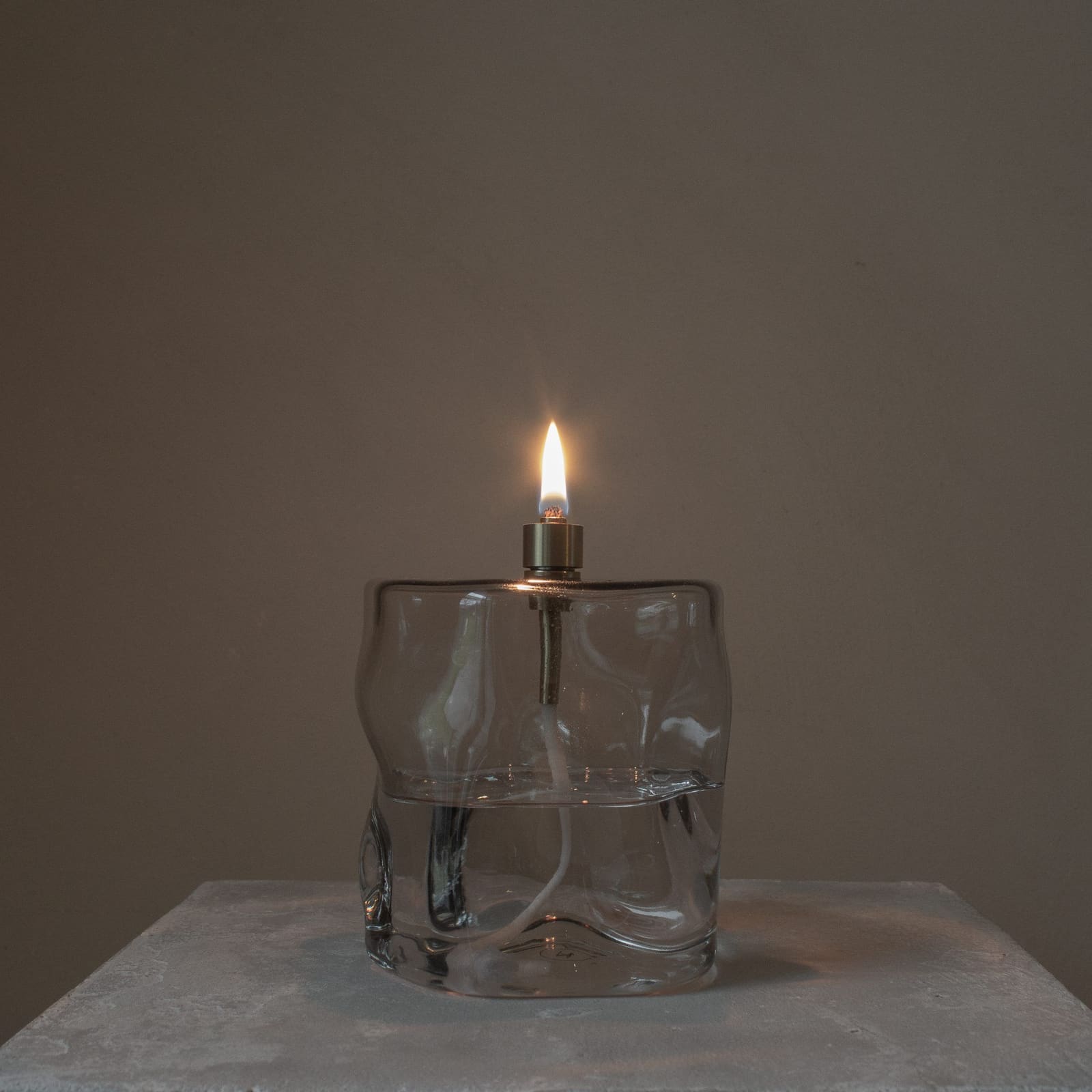 Olielampje clear / light grey